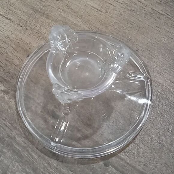 Hobbs Brockunier 1876 viking/Bearded Man pattern 4.5" x 2" low compote bowl - Picture 3 of 3